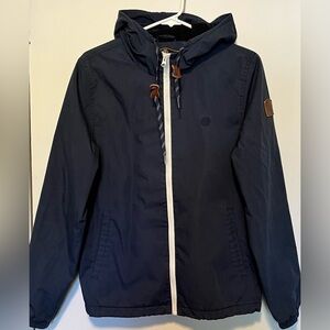Element Wolfeboro Collection Alder Hooded Zip-Up Jacket Navy Men Size S
